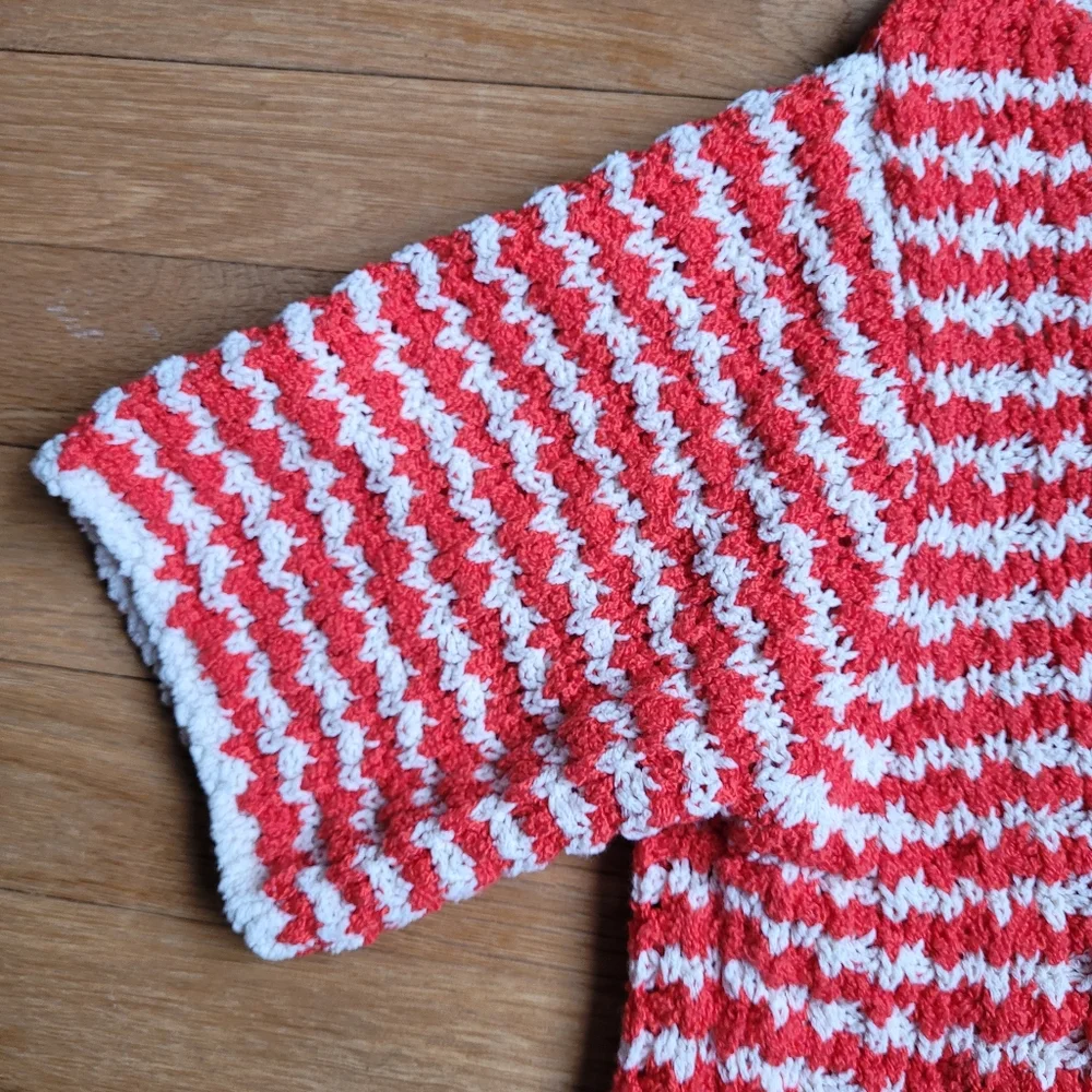 Worn Once! Closed Crochet Cardigan Arabiata - Picture 4 of 16